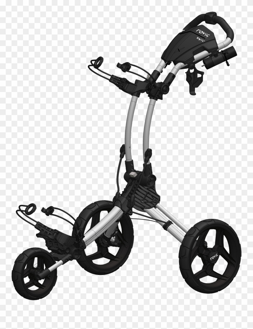 Rovic By Clicgear Rv1c Compact 3-wheel Golf Push Cart, Clipart