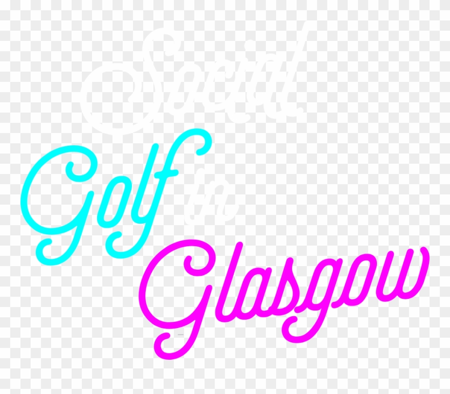 Social Crazy Golf In Glasgow - Calligraphy Clipart
