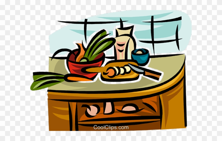 Kitchen Clipart Kitchen Counter - Png Download