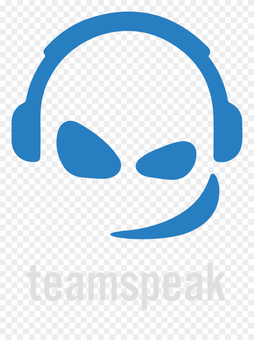 1 Server Version - Teamspeak Logo Vector Clipart