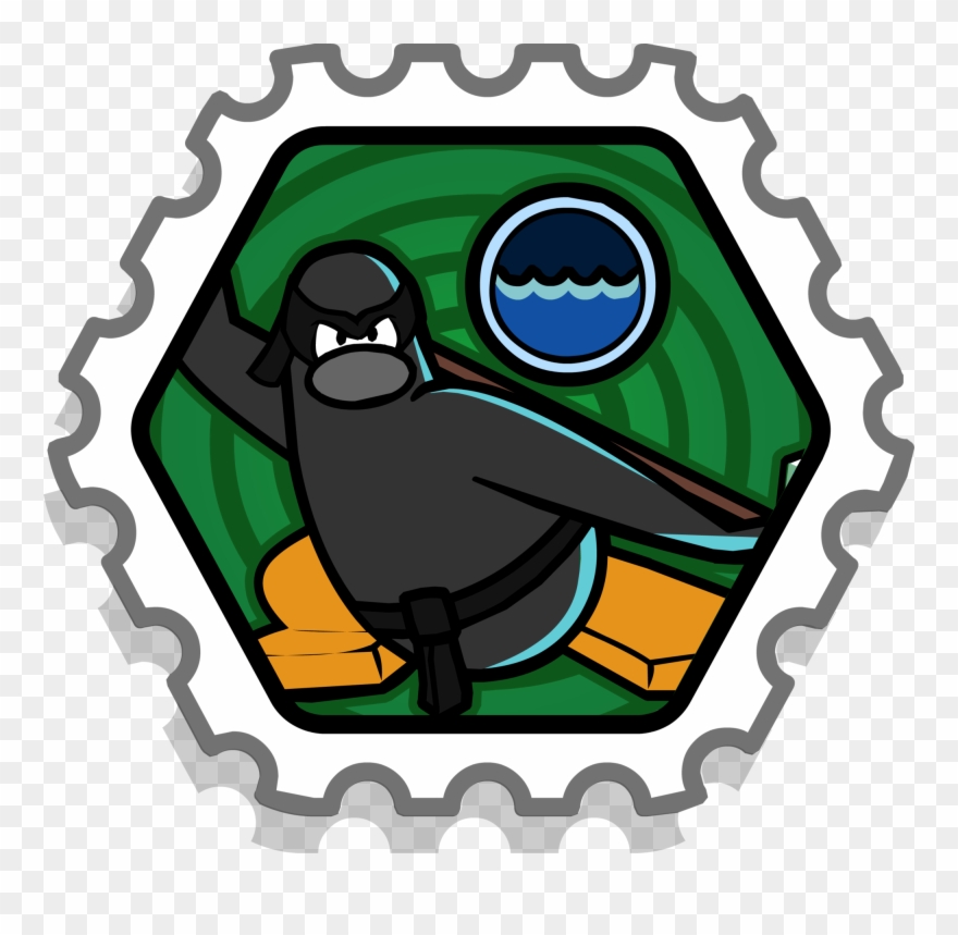 Water Ninja Stamp - Club Penguin's Hardest Stamps Clipart