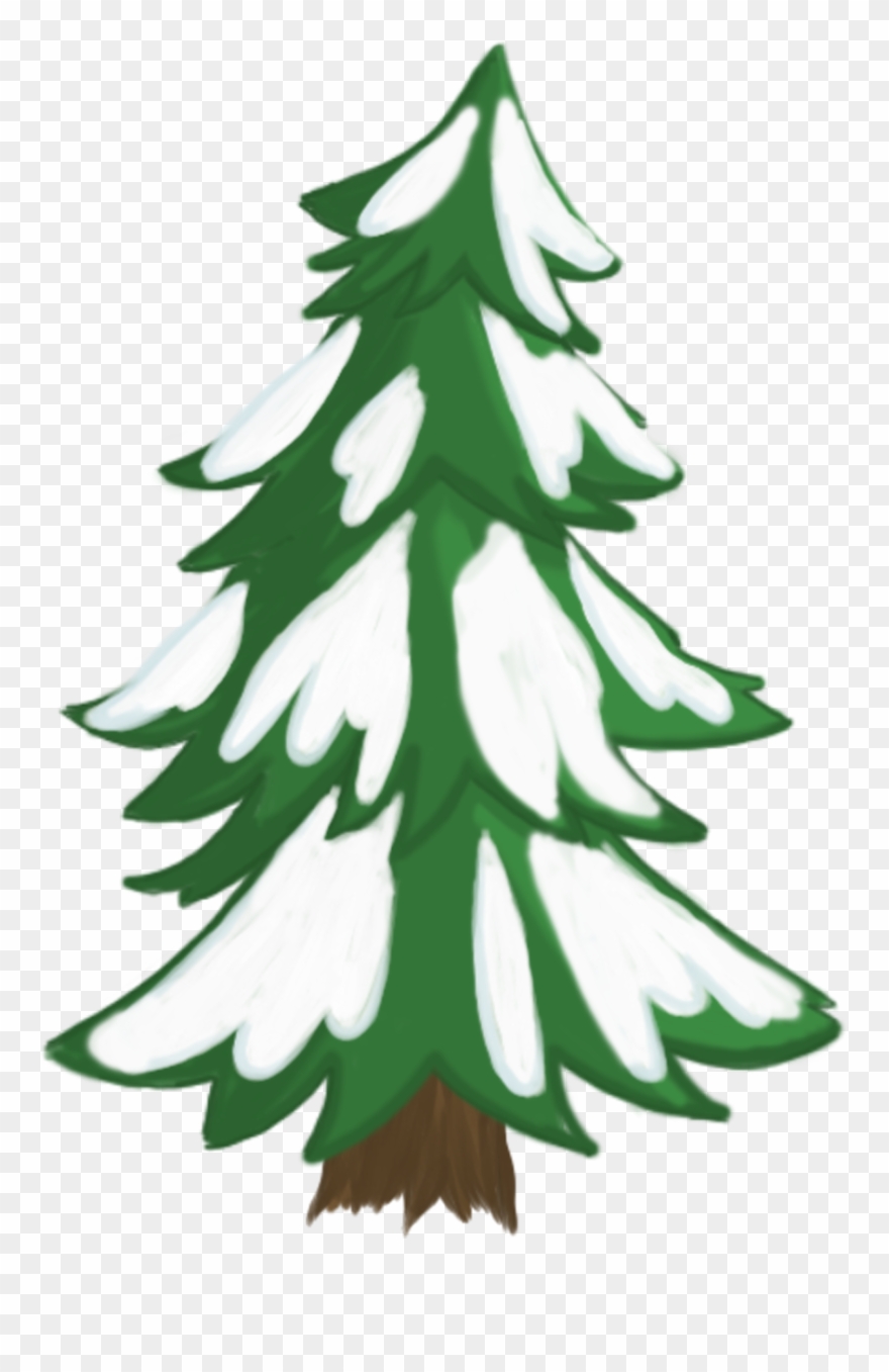 Éléments Frais Éléments Décoratifs Plantes Dessinées - Christmas Tree Clipart