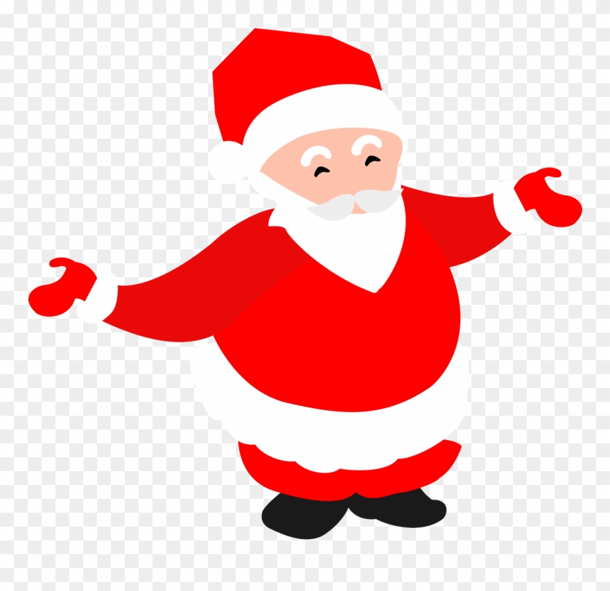 Santa Élément Vecteur De Noël Png Et Psd - Santa Claus Clipart