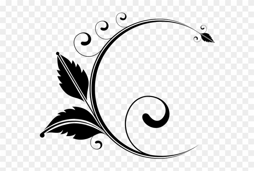 Lace Tattoo, Swirls, Line Art, Free Images, Leaves, - Círculos Con Flores Clipart