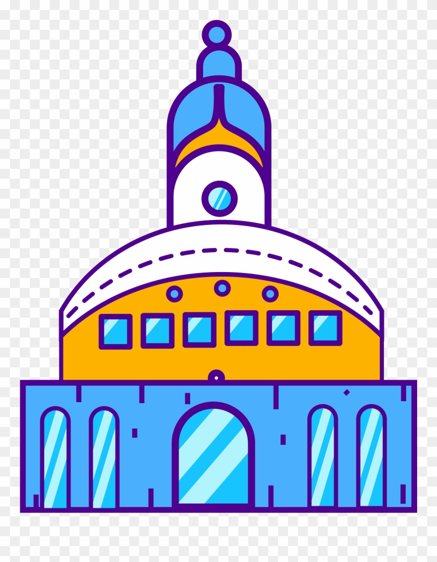 Maison Icône Modèle Bleu Image Png Et Vectorielle Clipart