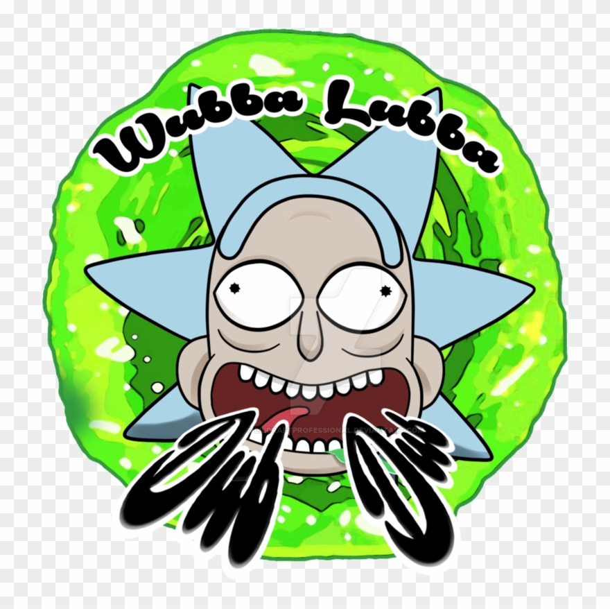 Dessin Anime By Lildraftprofessional - Rick And Morty Wubba Lubba Dub Dub Png Clipart