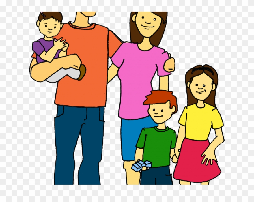 Download Family Cliparts - Family Of 5 Clip Art - Png Download