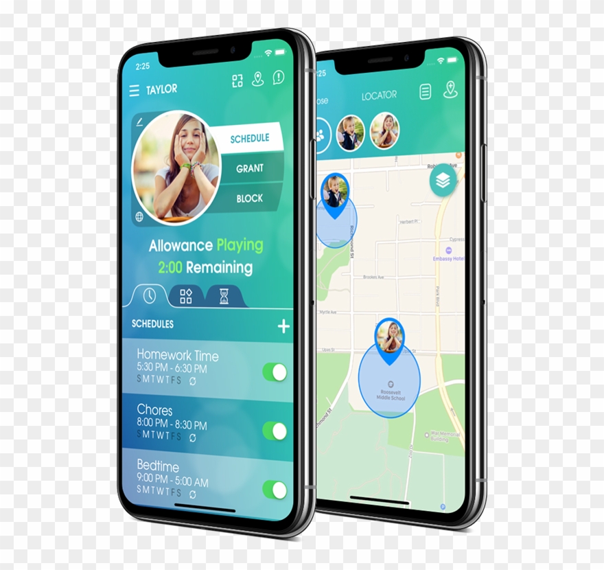 Apple Iphone Clipart Android Mobile - Best Parental Control App For Iphone - Png Download