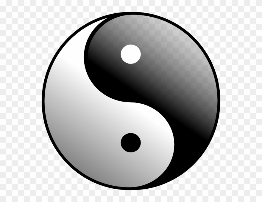 Clipart Of Concepts, Ang And Asymmetrical Shape - Circle - Png Download