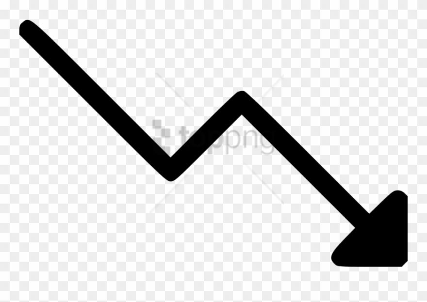 Free Png Trending Down Arrow Png Image With Transparent Clipart