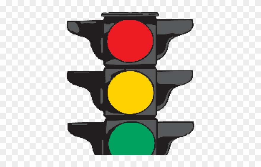 Traffic Light Clipart Rag - Stop Look And Listen Sign Clipart - Png Download