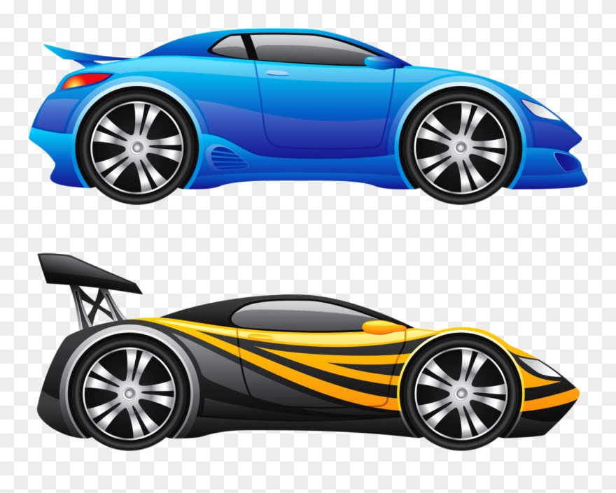 Фотки Art Transportation, Mural Painting, Clipart, - 跑車 卡通 - Png Download