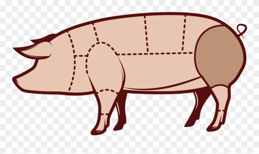 Baby Back Ribs Pig Clipart
