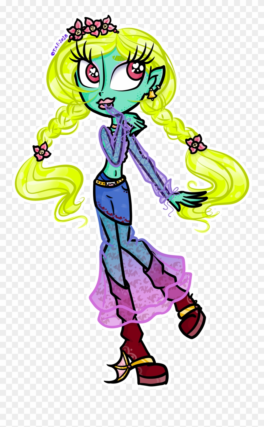 Maude Nacht - Illustration Clipart