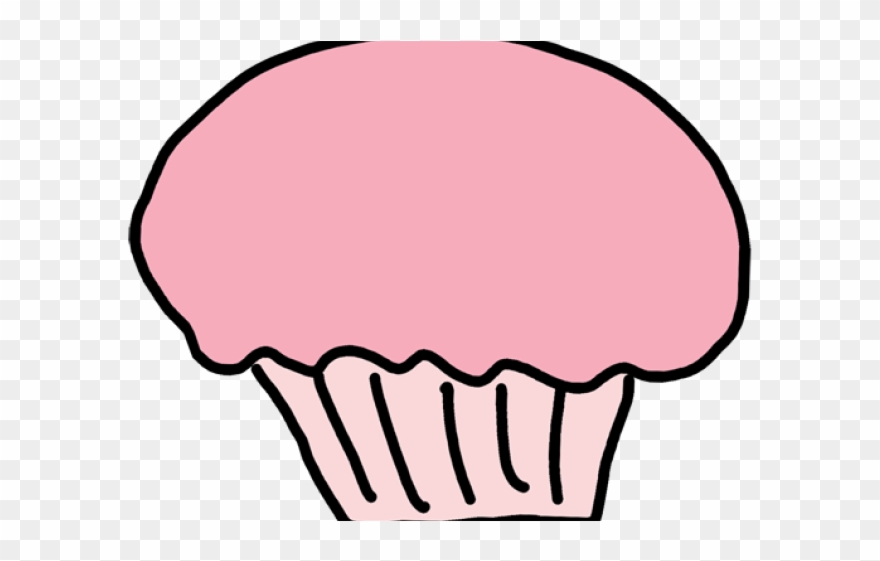 Muffin Clipart Outline - Muffins With Mom Template - Png Download