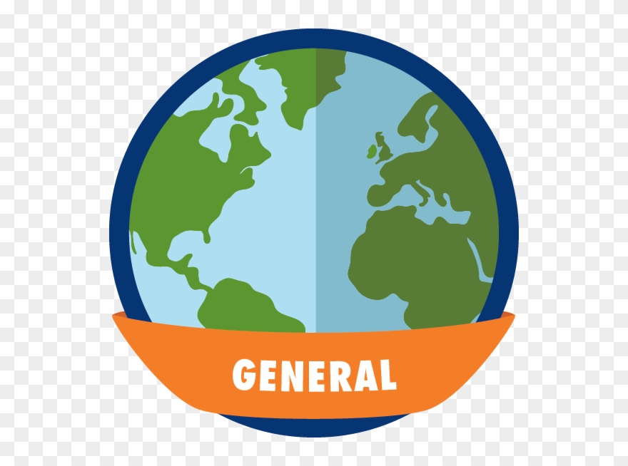 General Badge Final - High Resolution World Map Gray Clipart