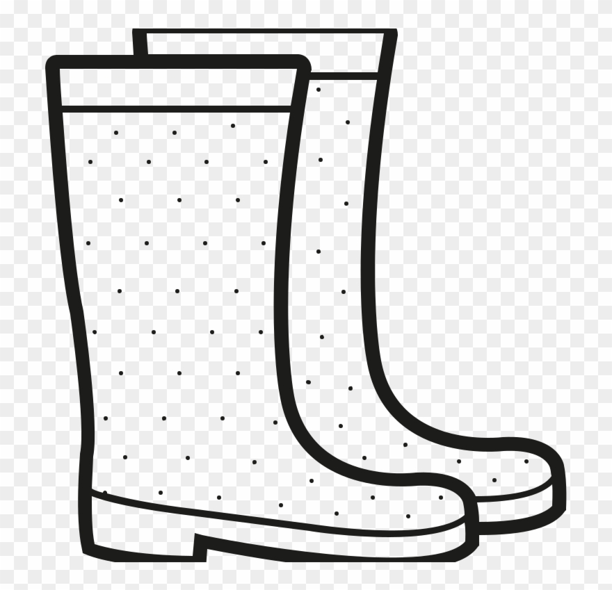 Rain Boots Color Page Printable Coloring Pages Duck - Stivali Disegni Da Colorare Clipart