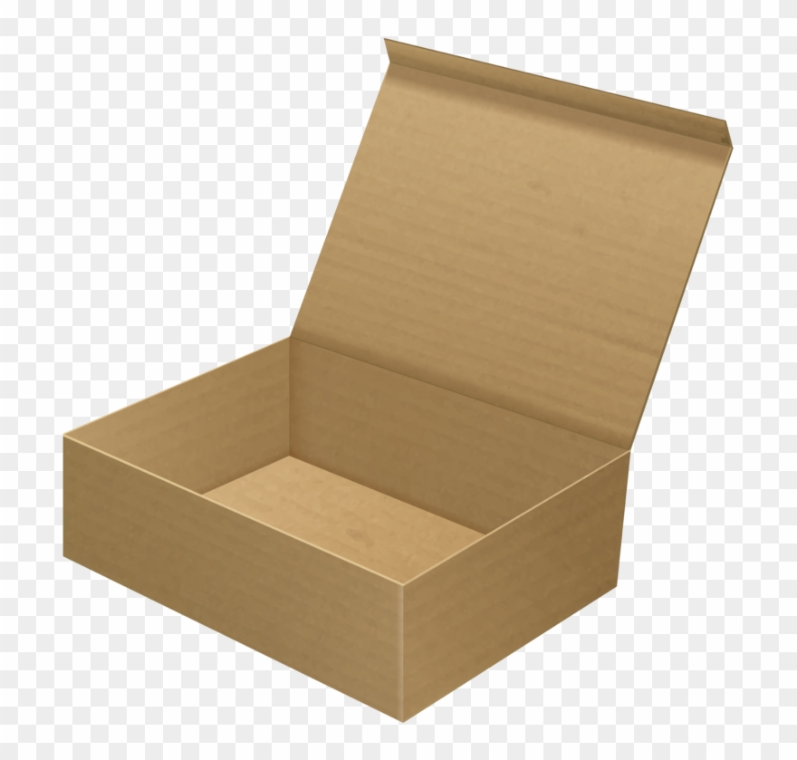 Clip Art Open Box - Png Download