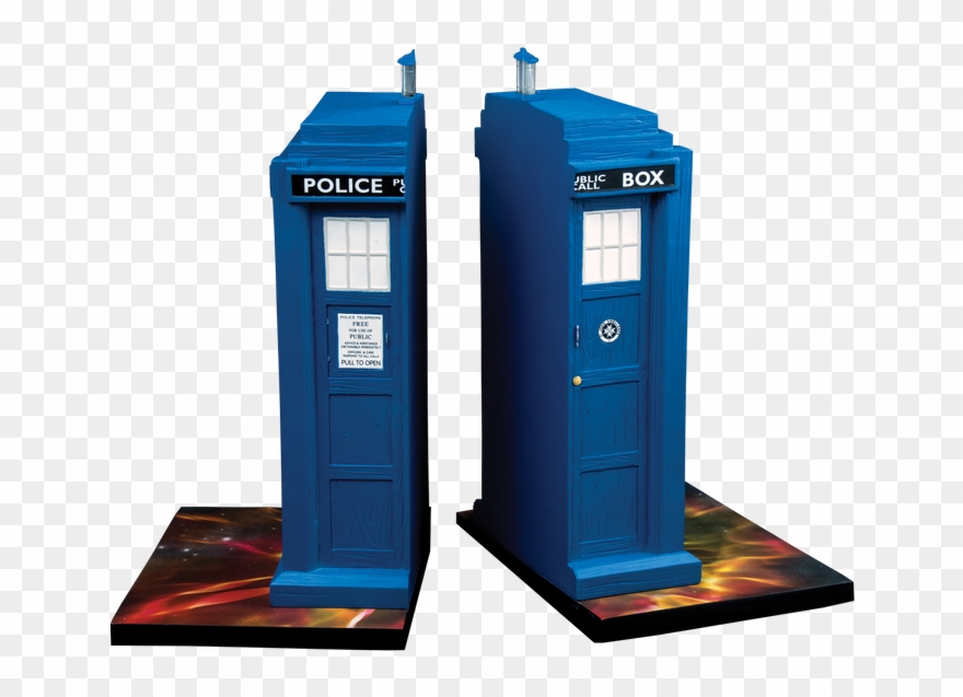 Doctor Who Tardis Set Transparent Background - Tardis Bookend Clipart