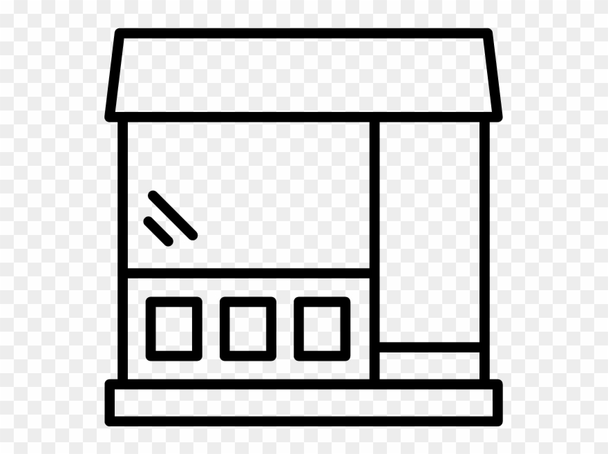 Shop In The Centre - Icono Tienda Clipart