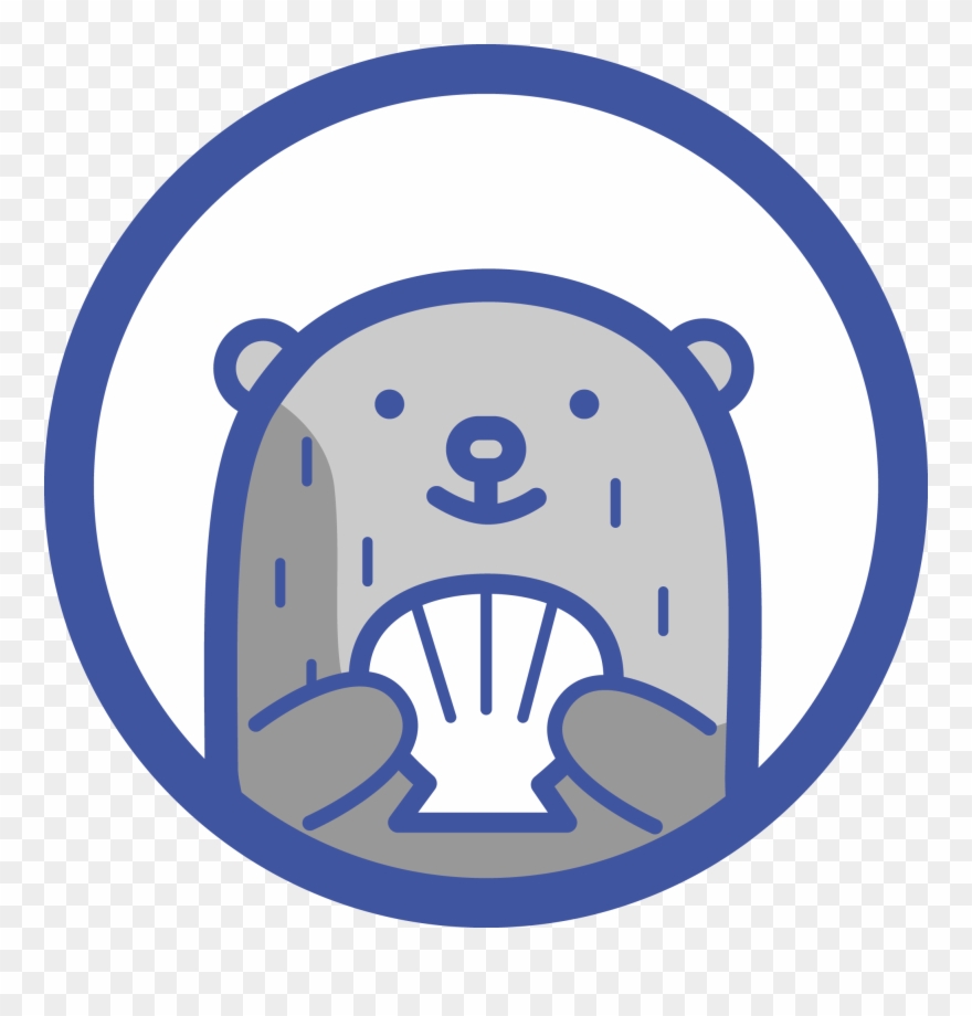 Otter - Circle Clipart
