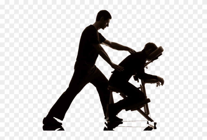 Massage Silhouette At Getdrawings Com Free For - Chair Massage Transparent Background Clipart