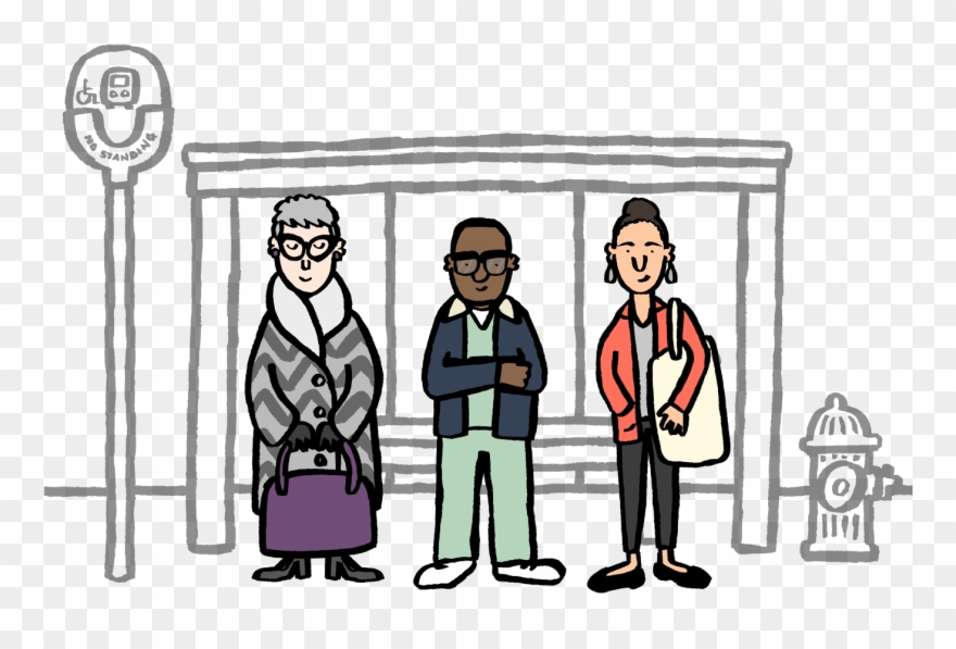 Illustrations For Transitcenter's Interactive Website - Cartoon Clipart