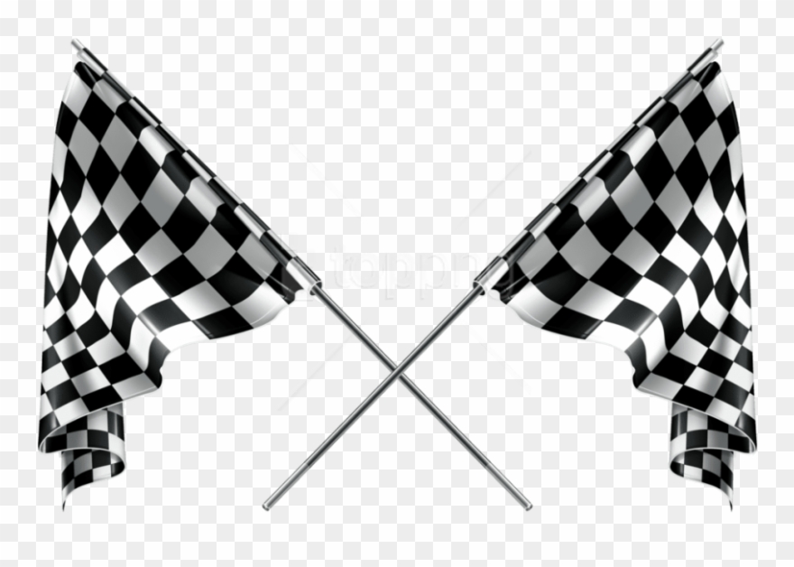 Free Png Download Checkered Flags Clipart Png Photo - Transparent Checkered Flags Png