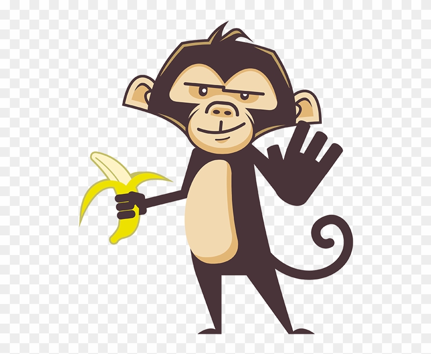 I'll Find Ripe Banana From The Jungle - Cartoon Clipart