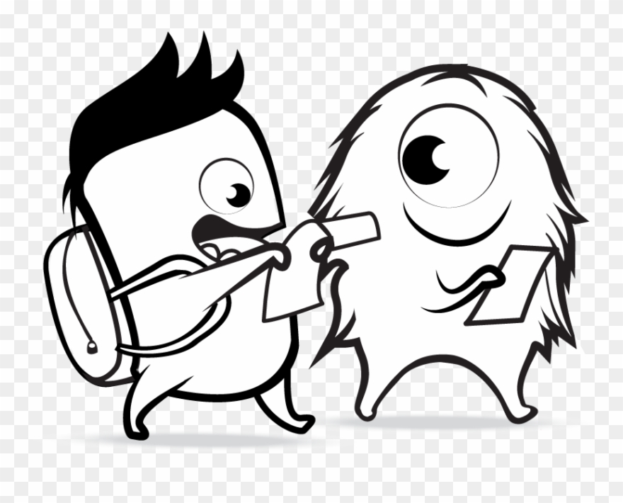 Download - Class Dojo Black And White Clipart