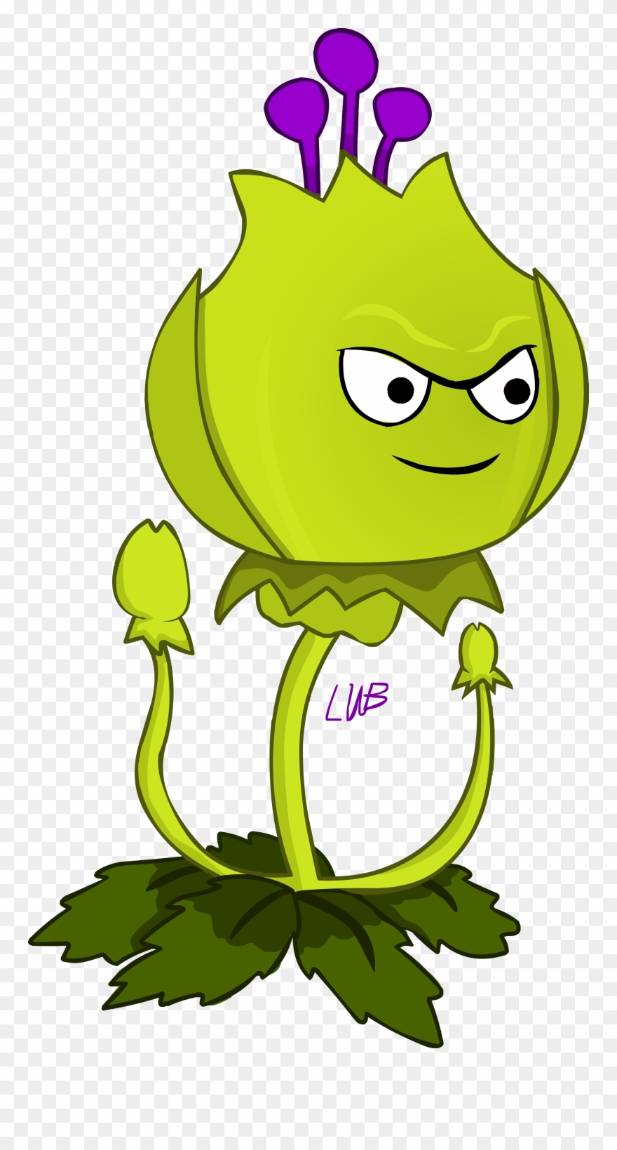 Transparent - Plants Vs Zombies 2 Weed Clipart