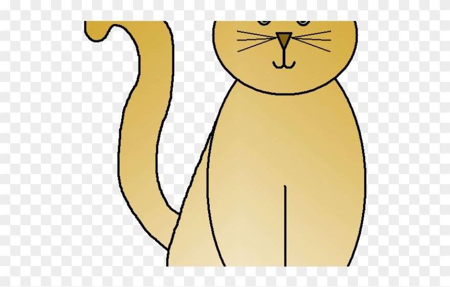 Big Cat Clipart Plump - Cartoon - Png Download