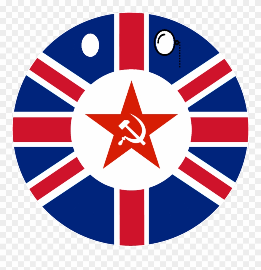 Communist Ukball - Communist Britain Flag Clipart