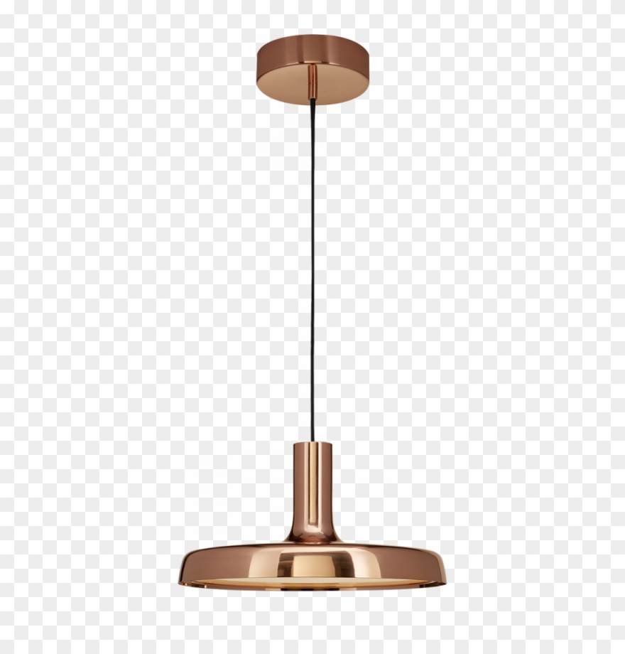 Farmhouse Dot 13"" Pendant In Soft Coppe - Lampshade Clipart