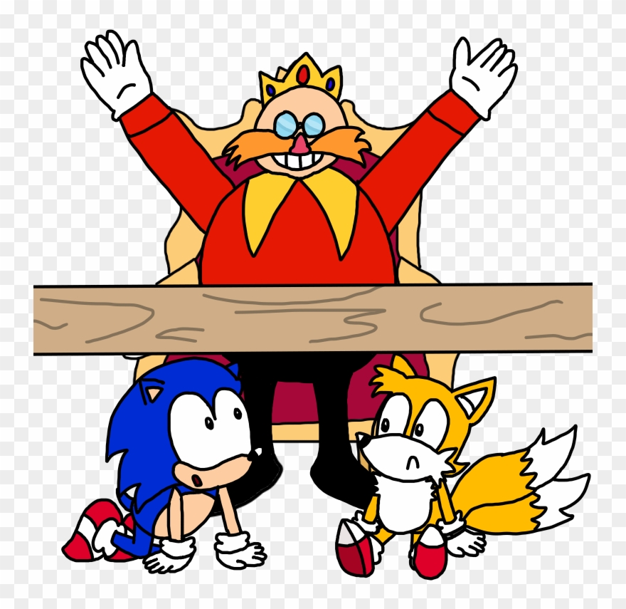 Robotnik Had A Whole Banquet's Worth To Himself, And - Cartoon Clipart