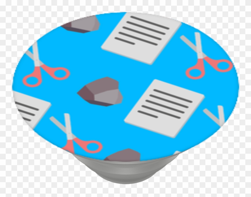 Rock, Paper, Scissors , Popsockets - Circle Clipart