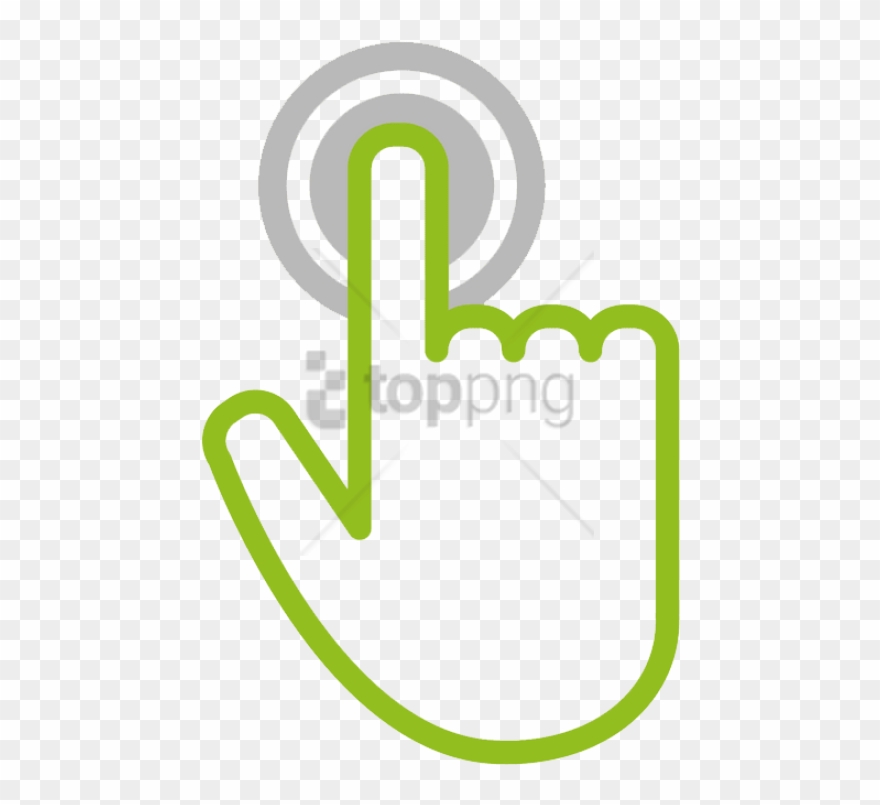 Free Png Download Hand Touch Icon Png Images Background - Touch Hand Transparent Png Clipart