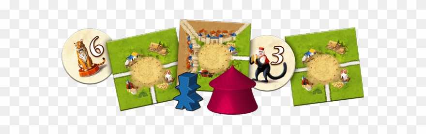 Carcassonne Expansion - Carcassonne Circus Clipart