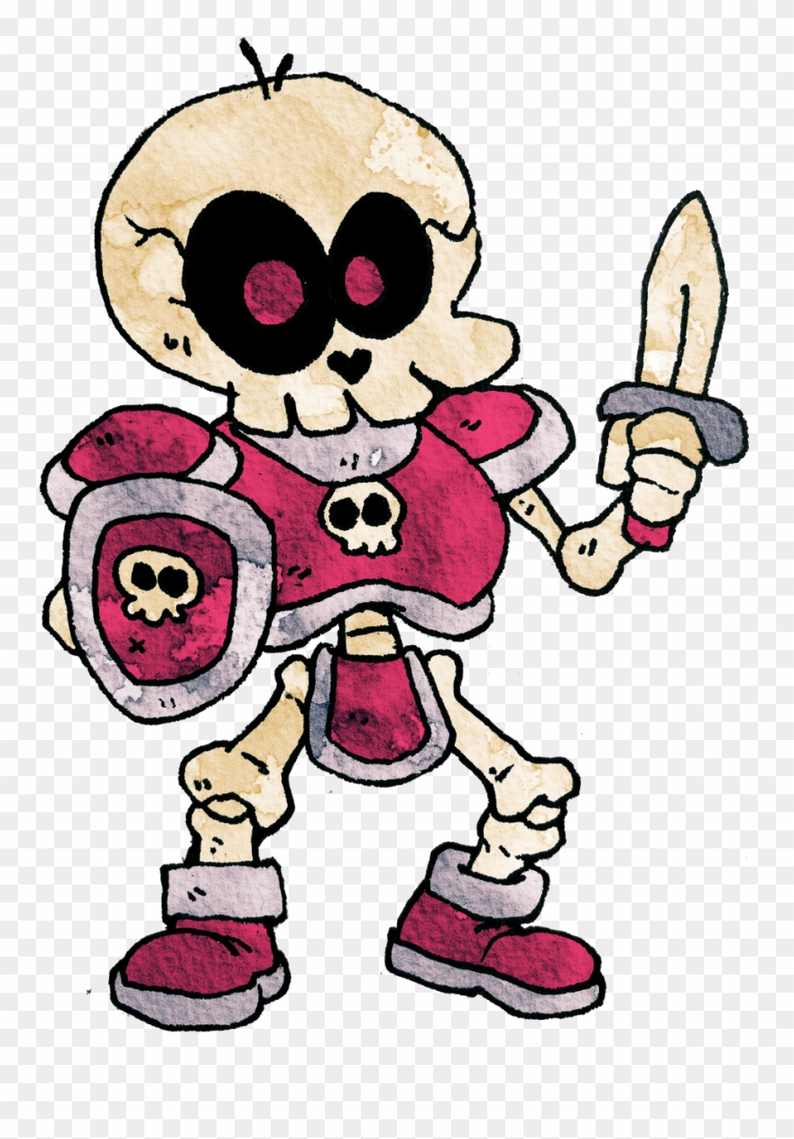It Has High Aspirations To One Day Become A Skeleton - Cartoon Clipart
