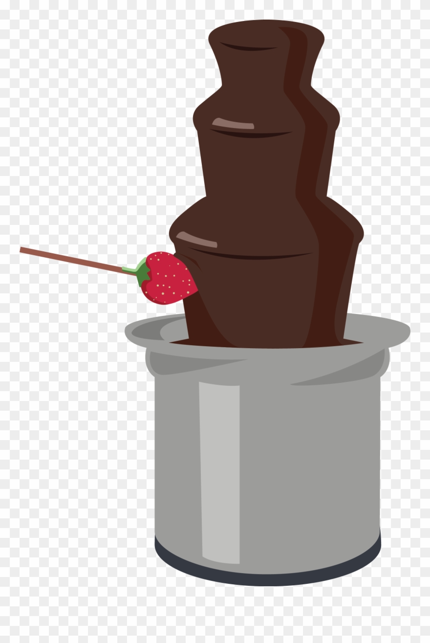 Chocolate Fondue Fondue Clipart - Png Download