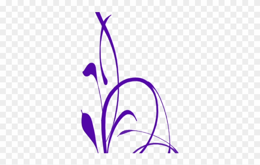 Curve Clipart Flower - Curve Designs Png Transparent