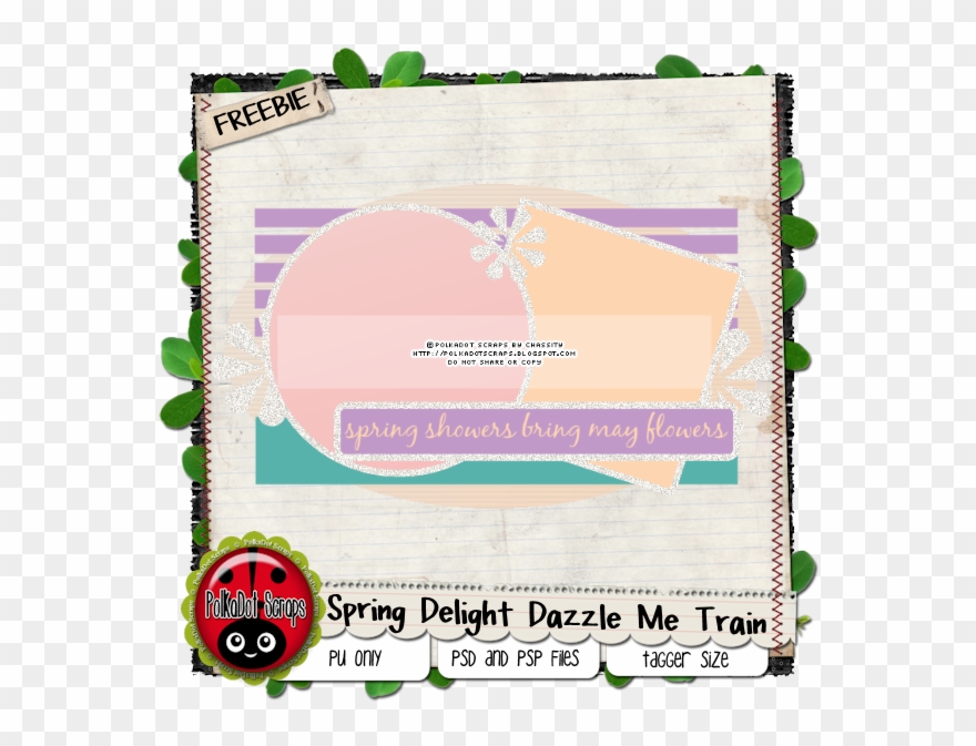 Polkadot Scraps - Paper Clipart