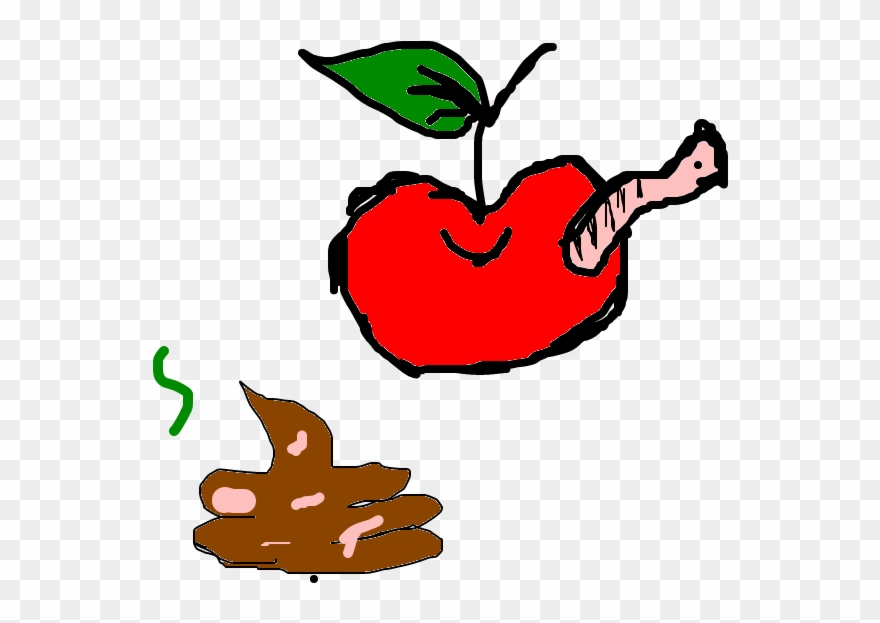 Clip Art Desenho De Larva - Png Download