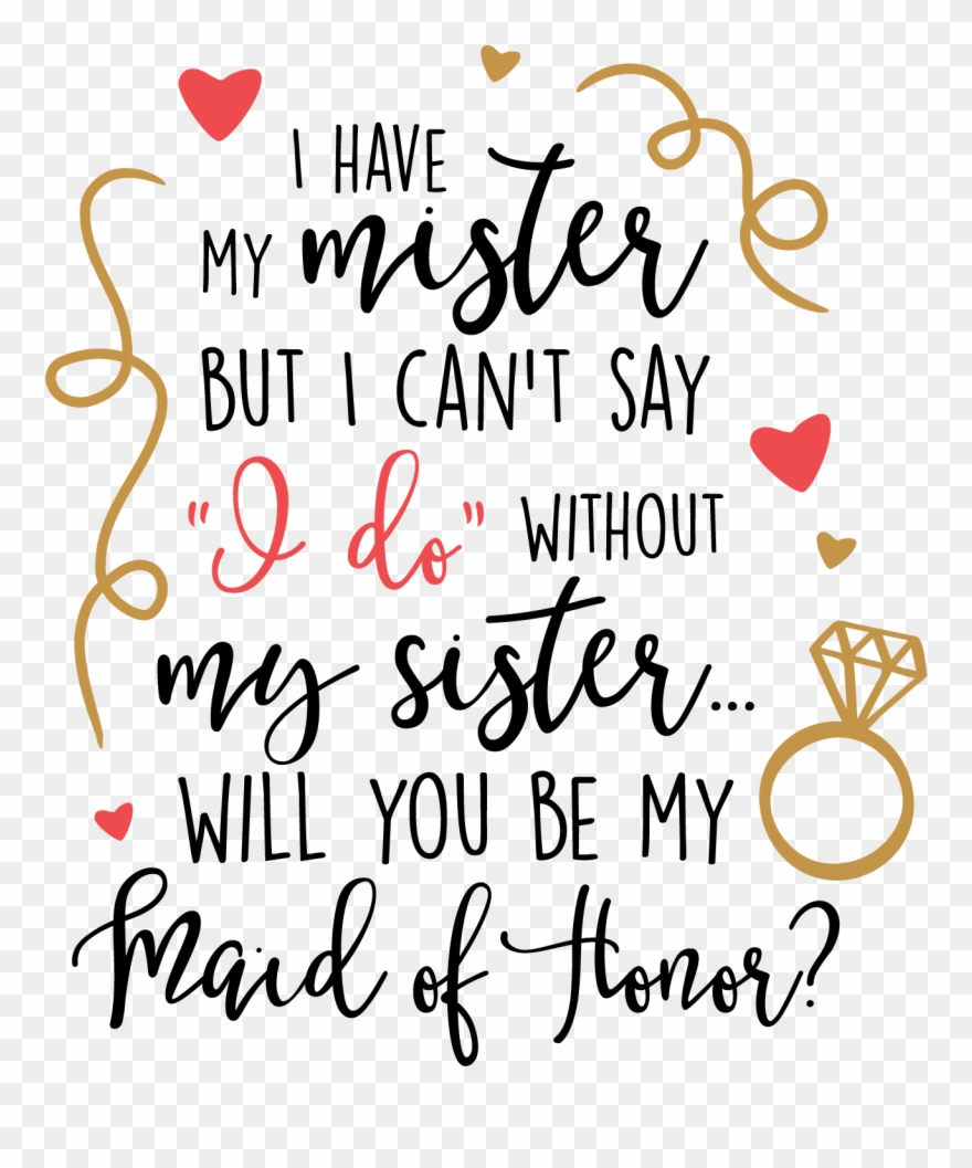 File - Found My Mister But I Need My Sister Clipart