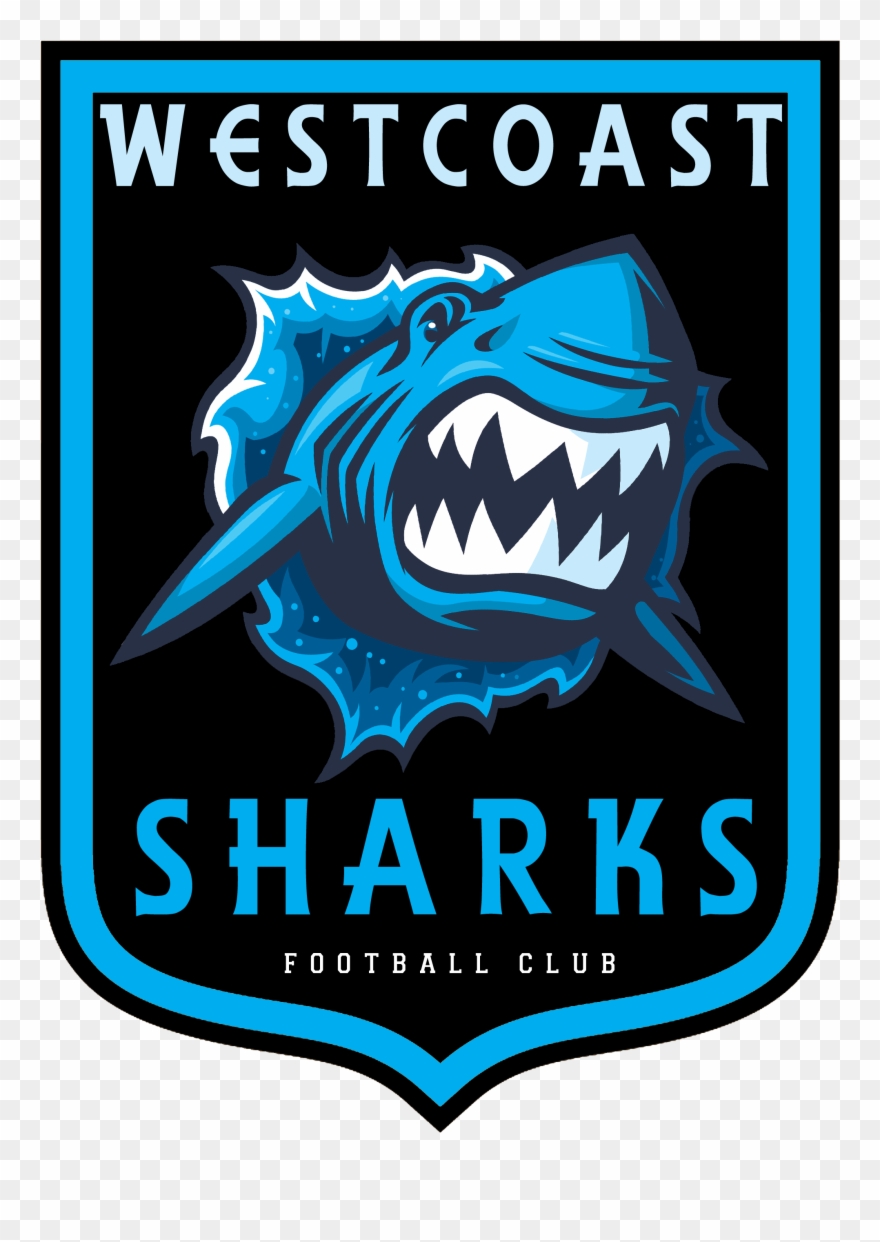 Westcoast Sharks Fc - Great White Shark Clipart