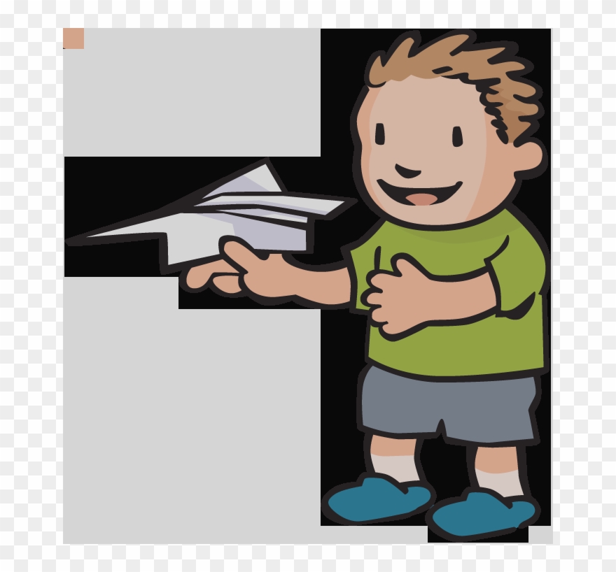 Making Paper Plane Clipart - Png Download