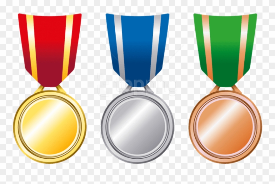Free Png Download Transparent Gold Silver Bronze Medals - Gold Silver Bronze Medal Png Clipart