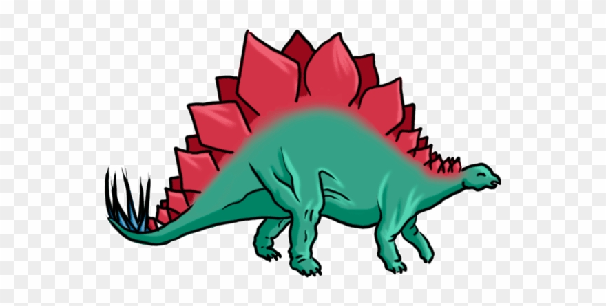 How To Draw A Stegosaurus For Kids Step By Step - Animal Figure Clipart