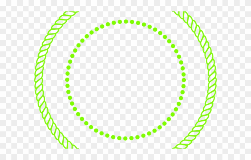 Lime Clipart Black And White - Circle Of Dots Transparent Background - Png Download