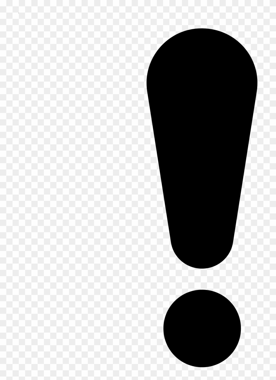 Red Exclamation Point Transparent Clipart